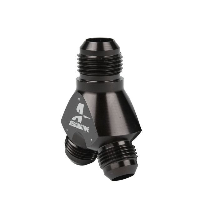 Aeromotive Fuel System 15675 Y-Block, AN-10 - 2x AN-08. - Truck Part Superstore