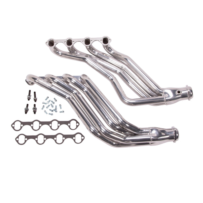 BBK Performance Parts 15690 1986-1993 MUSTANG 1-3/4 LONG TUBE 351W SWAP HEADERS (POLISHED SILVER CERAMIC) - Truck Part Superstore