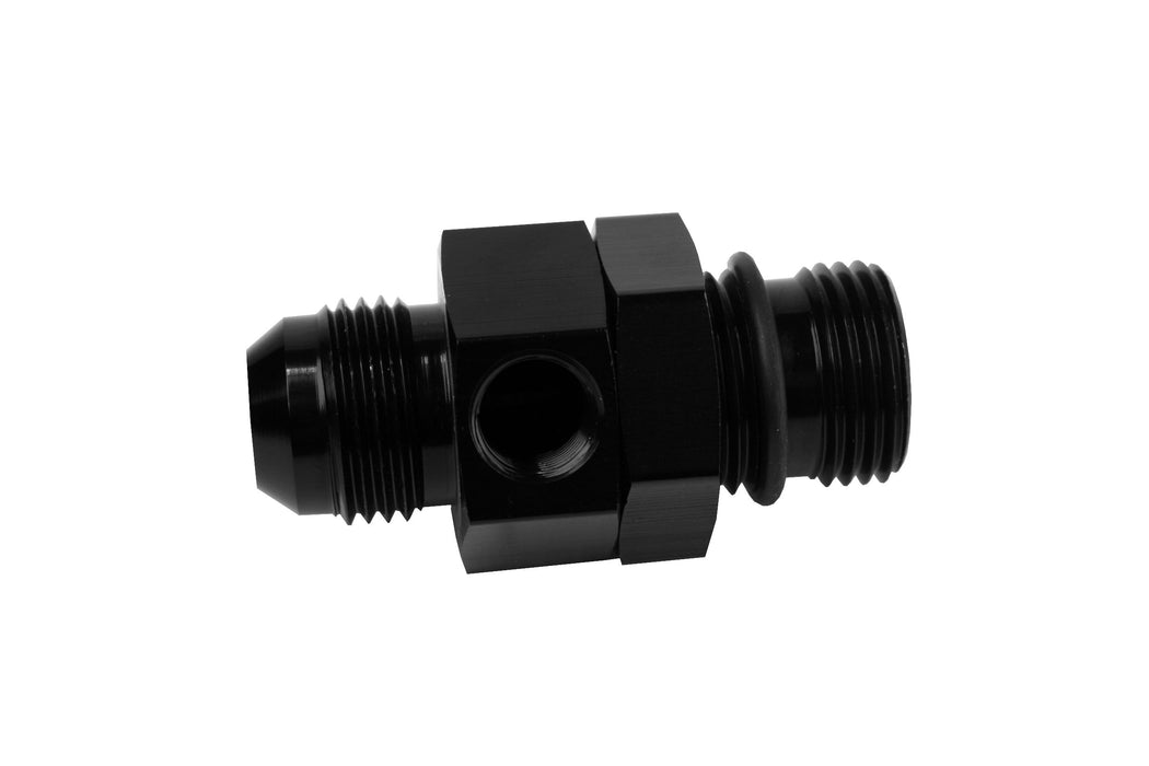 Aeromotive Fuel System 15695 ORB-08 to AN-08 In-line Gauge Adapter - Truck Part Superstore