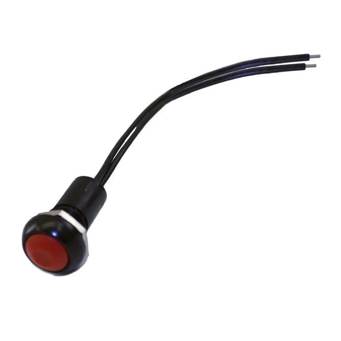 Nitrous Express 15703 PROFESSIONAL MOMENTARY PUSH BUTTON; RED - Truck Part Superstore