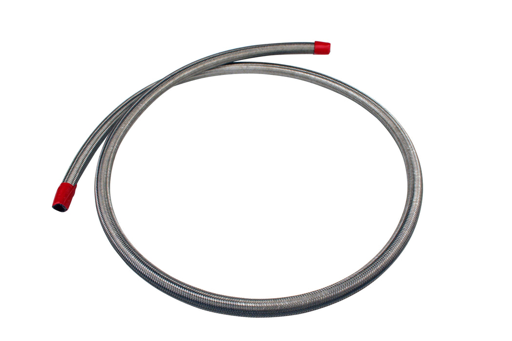 Aeromotive Fuel System 15704 Hose, Fuel, Stainless Steel Braided, AN-08 x 4'. - Truck Part Superstore