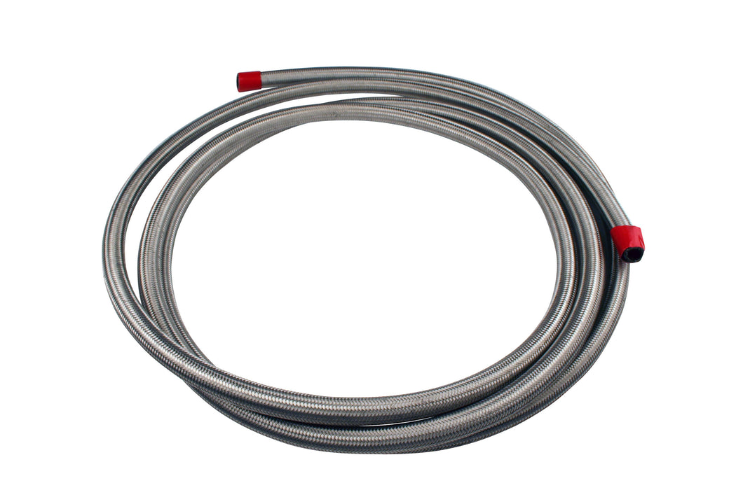 Aeromotive Fuel System 15706 Hose, Fuel, Stainless Steel Braided, AN-08 x 12'. - Truck Part Superstore