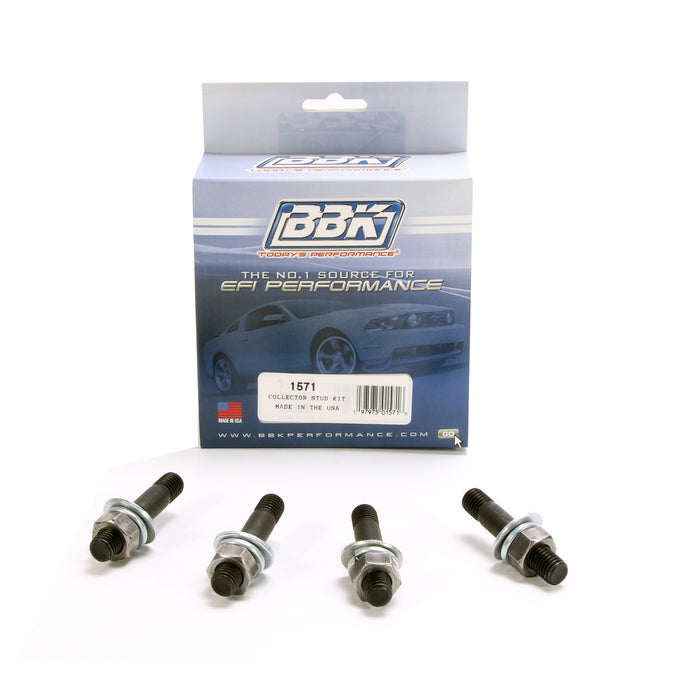 BBK Performance Parts 1571 BBK EXHAUST HEADER COLLECTOR STUD KIT (4 PCS+WASHERS & NUTS). - Truck Part Superstore