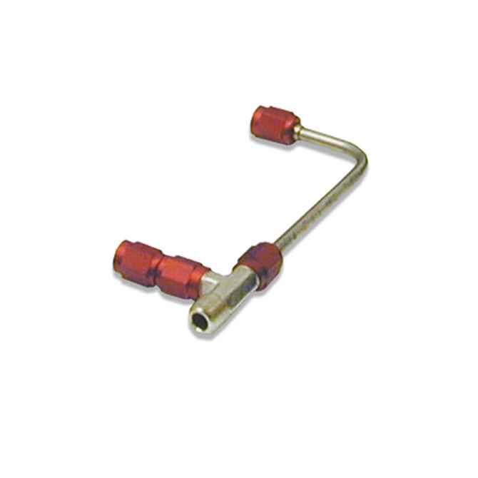 Nitrous Express 15723 4150 Gemini SS SOLENOID TO PLATE CONNECTORS (RED) New style - Truck Part Superstore