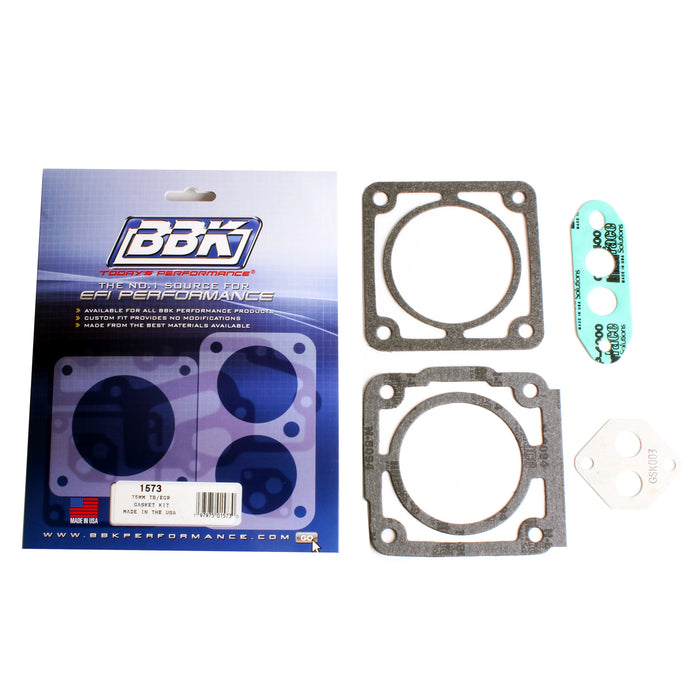 BBK Performance Parts 1573 THROTTLE BODY GASKET KIT - FORD 75MM FOR #1503/1600. - Truck Part Superstore