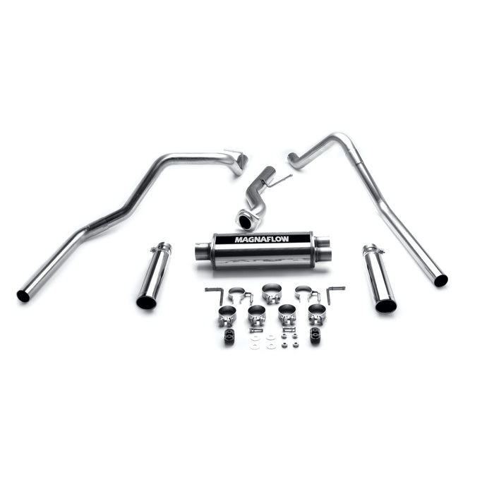 MagnaFlow Exhaust Products 15753 Street Series Stainless Cat-Back System - Truck Part Superstore