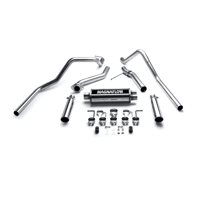 MagnaFlow Exhaust Products 15754 Street Series Stainless Cat-Back System - Truck Part Superstore