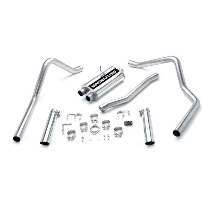 MagnaFlow Exhaust Products 15773 Street Series Stainless Cat-Back System - Truck Part Superstore