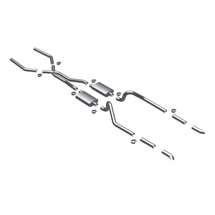MagnaFlow Exhaust Products 15816 Street Series Stainless Crossmember-Back System - Truck Part Superstore