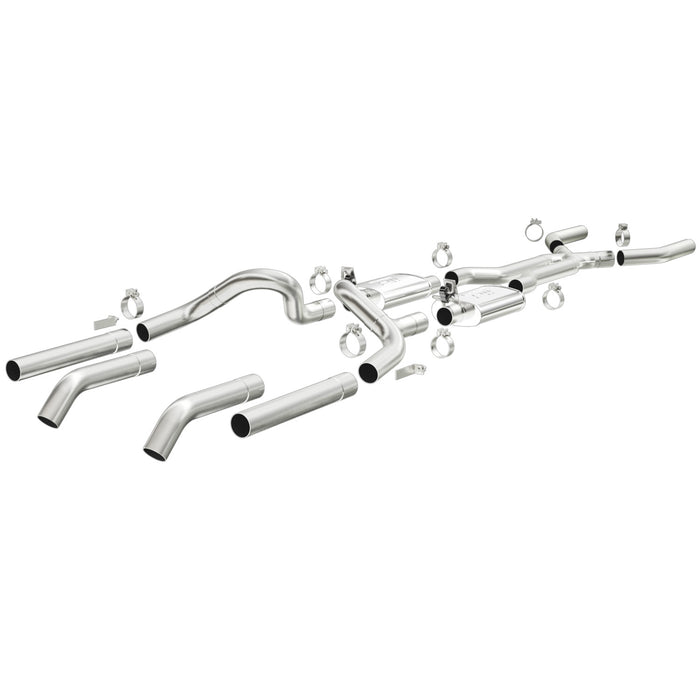 MagnaFlow Exhaust Products 15819 Street Series Stainless Crossmember-Back System - Truck Part Superstore