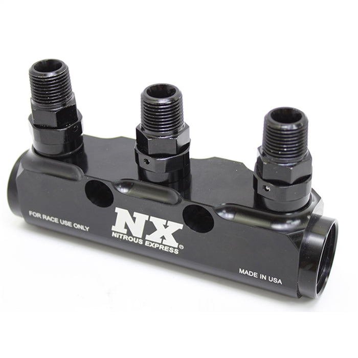 Nitrous Express 15843 FUEL LOG; 3 PORT; With FITTINGS - Truck Part Superstore