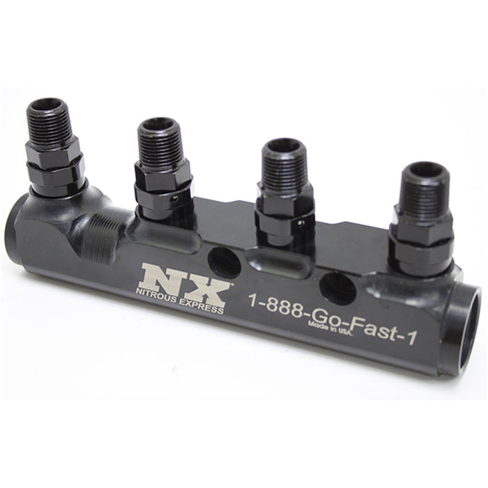 Nitrous Express 15844 FUEL LOG. 4 PORT. With FITTINGS - Truck Part Superstore