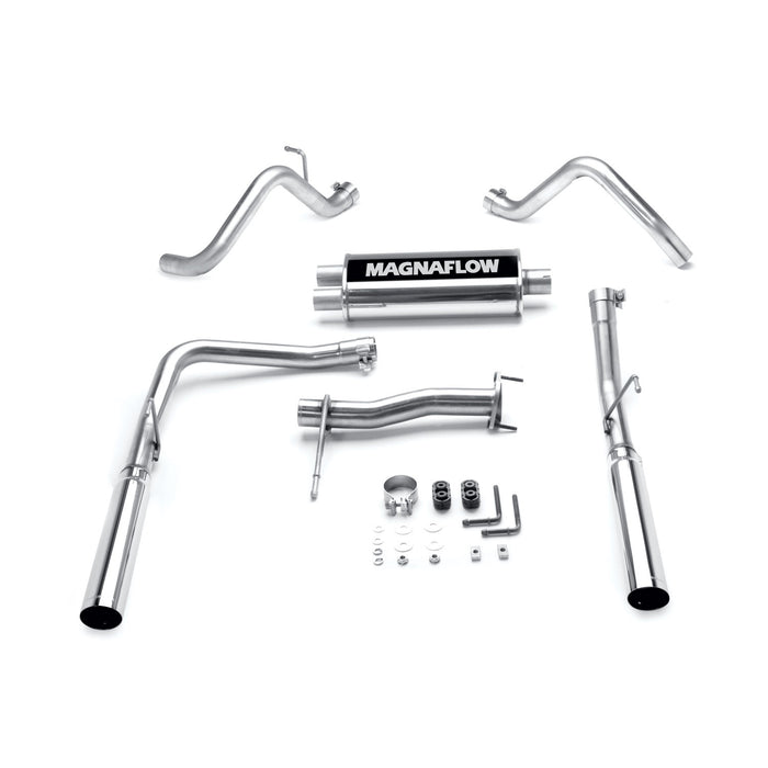 MagnaFlow Exhaust Products 15846 Street Series Stainless Cat-Back System - Truck Part Superstore