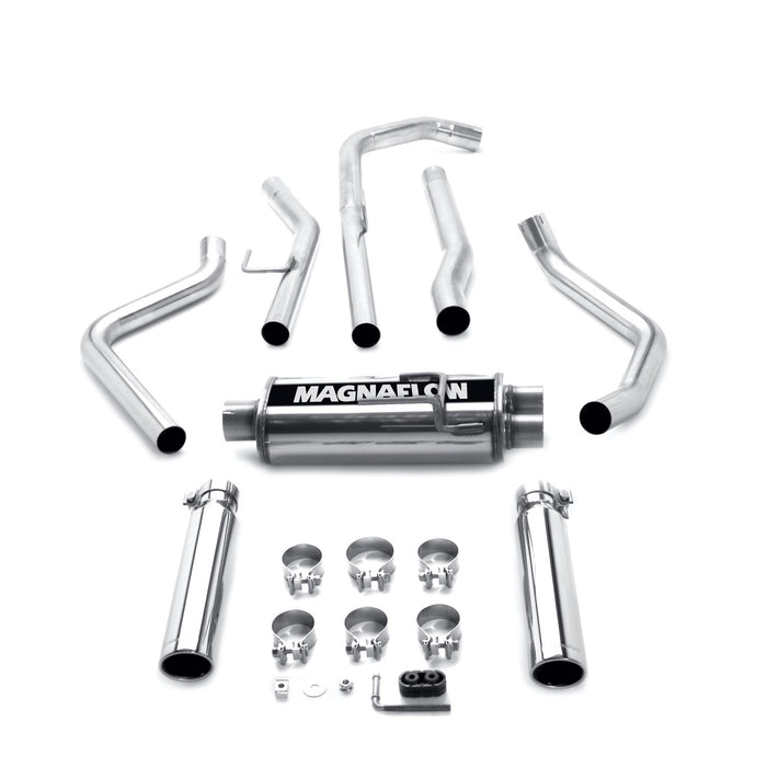 MagnaFlow Exhaust Products 15849 Street Series Stainless Cat-Back System - Truck Part Superstore