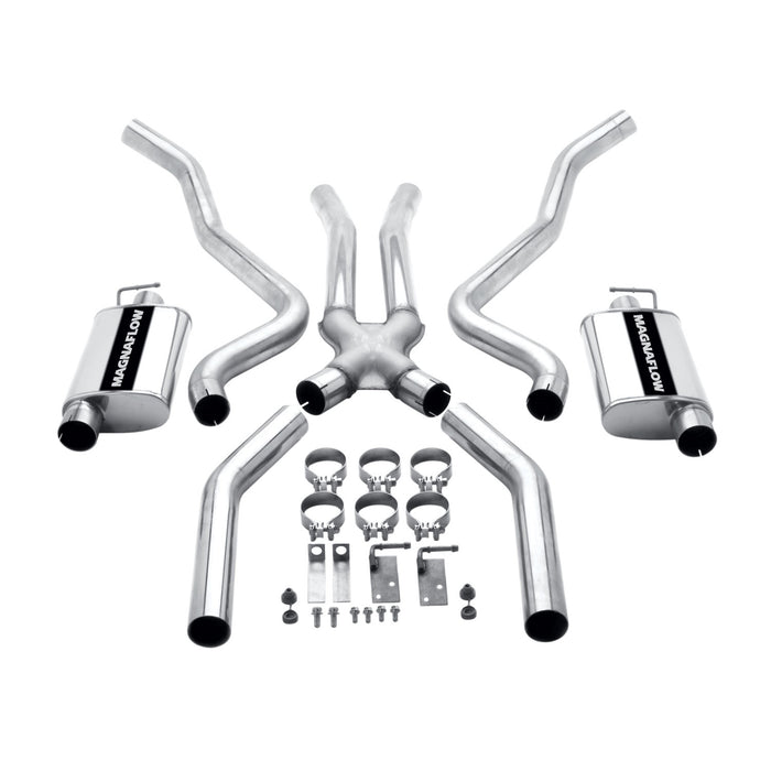 MagnaFlow Exhaust Products 15852 Street Series Stainless Crossmember-Back System - Truck Part Superstore