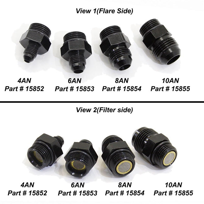 Nitrous Express 15854 8AN To 8AN ORB Filter Fitting For Lightning 375 - Truck Part Superstore