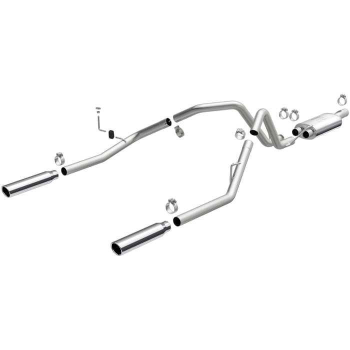 MagnaFlow Exhaust Products 15863 Street Series Stainless Cat-Back System - Truck Part Superstore