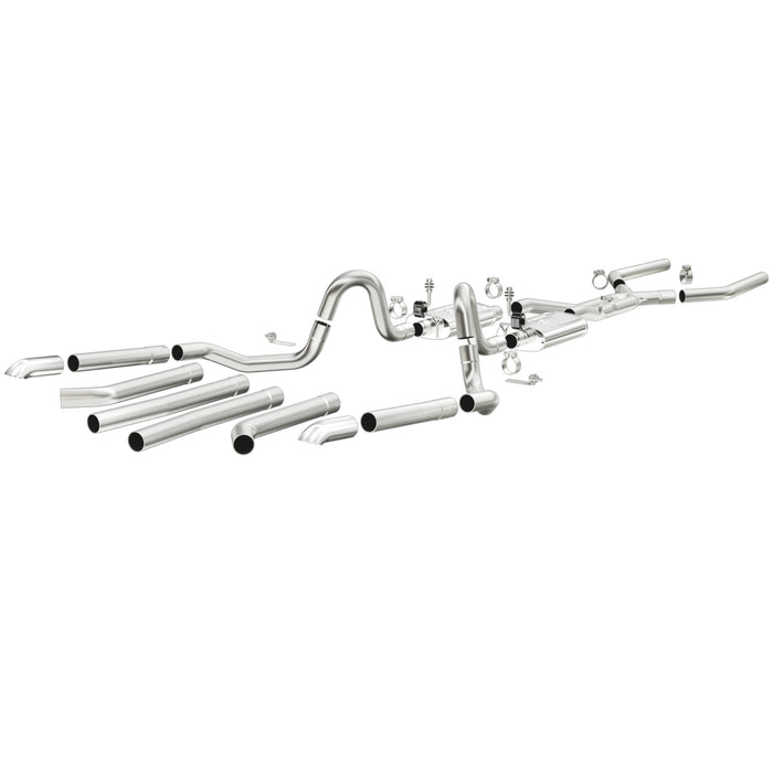 MagnaFlow Exhaust Products 15893 Street Series Stainless Crossmember-Back System - Truck Part Superstore