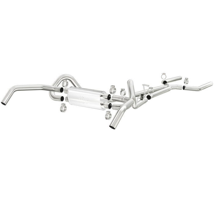 MagnaFlow Exhaust Products 15895 Street Series Stainless Crossmember-Back System - Truck Part Superstore
