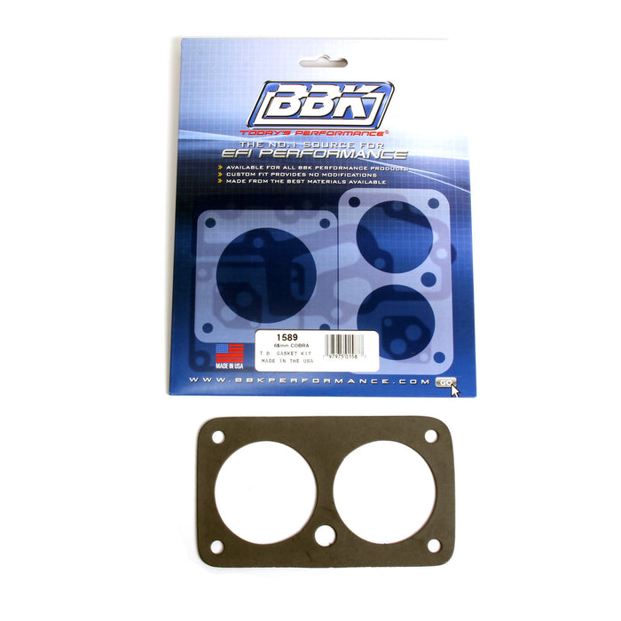 BBK Performance Parts 1589 THROTTLE BODY GASKET KIT  FORD LIGHTNING/MUSTANG COBRA 4.6L 65MM - Truck Part Superstore