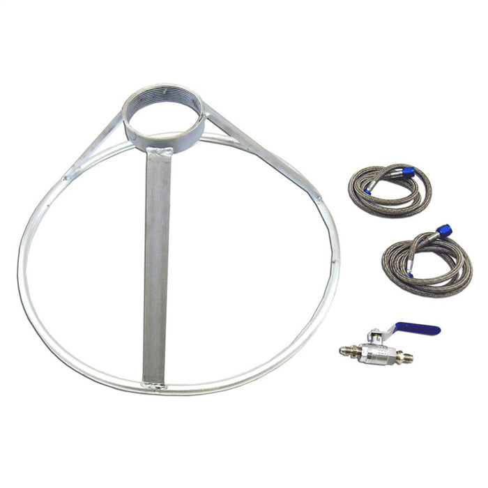 Nitrous Express 15910 BOTTLE TRANSFER KIT (COMPLETE W/STAND; CONTROL VALVE;/LINES) - Truck Part Superstore