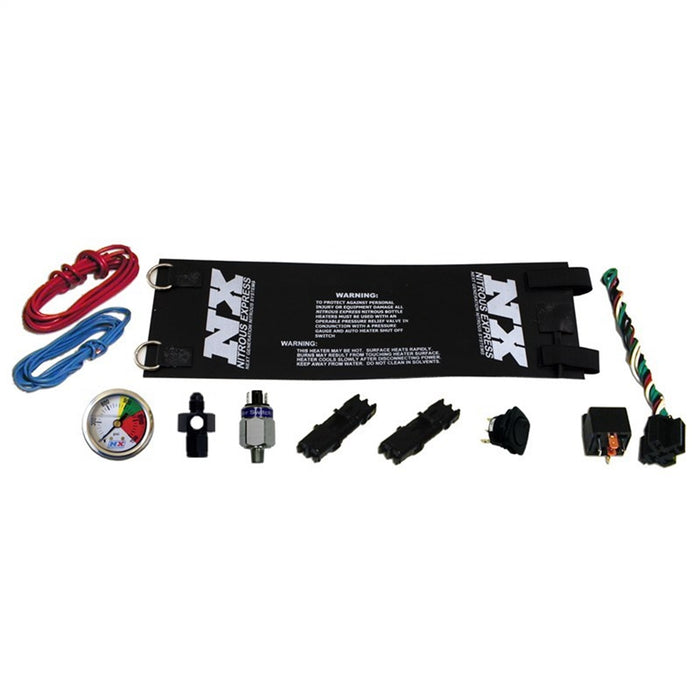 Nitrous Express 15939 HEAVY DUTY FULLY AUTOMATIC BOTTLE HEATER (4AN) W/GAUGE 14AMPS - Truck Part Superstore