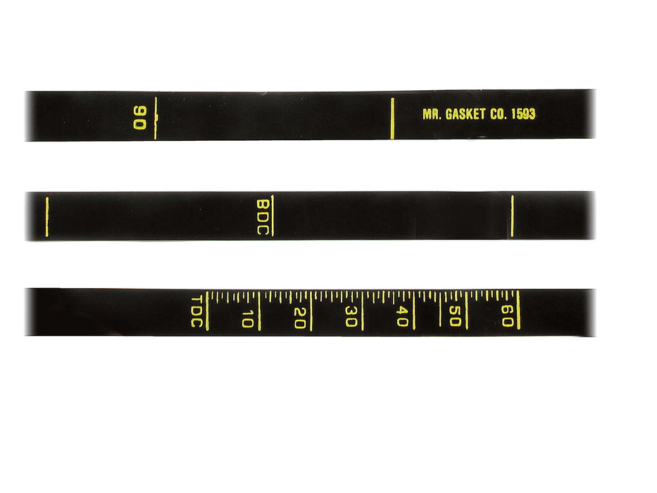 Mr Gasket 1593 Precision Timing Tape; 7.25 in. Dia.; - Truck Part Superstore