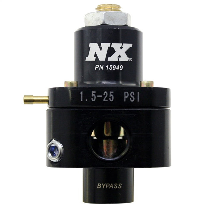 Nitrous Express 15949 NX BILLET FUEL PRESSURE REGULATOR; BYPASS STYLE 1.5-25PSI - Truck Part Superstore