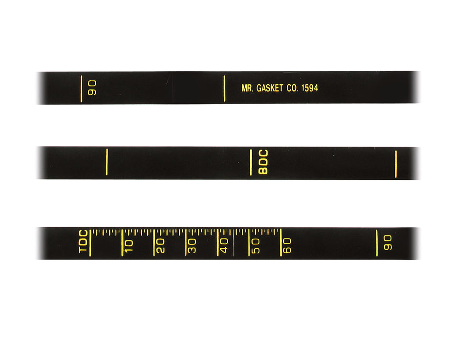 Mr Gasket 1594 Precision Timing Tape; 6 3/8 in. Dia.; - Truck Part Superstore