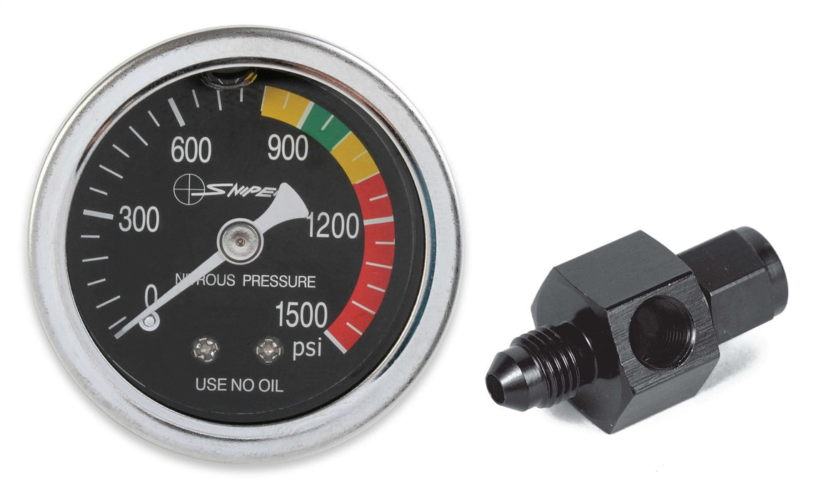 Holley 15953NOS Analog Style Nitrous Pressure Gauge - Truck Part Superstore