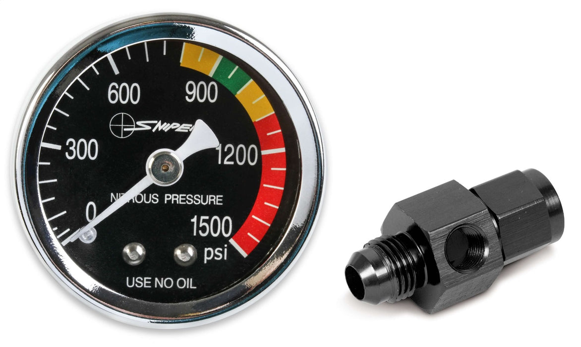 Holley 15954NOS Analog Style Nitrous Pressure Gauge - Truck Part Superstore