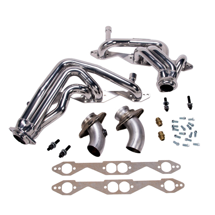 BBK Performance Parts 1595 1993-1996 CHEVY IMPALA SS 1-5/8 SHORTY HEADERS (TITANIUM CERAMIC) - Truck Part Superstore