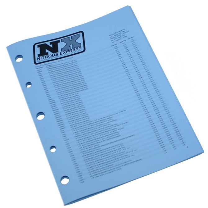 Nitrous Express 15991 NITROUS EXPRESS PRICE SHEET. - Truck Part Superstore