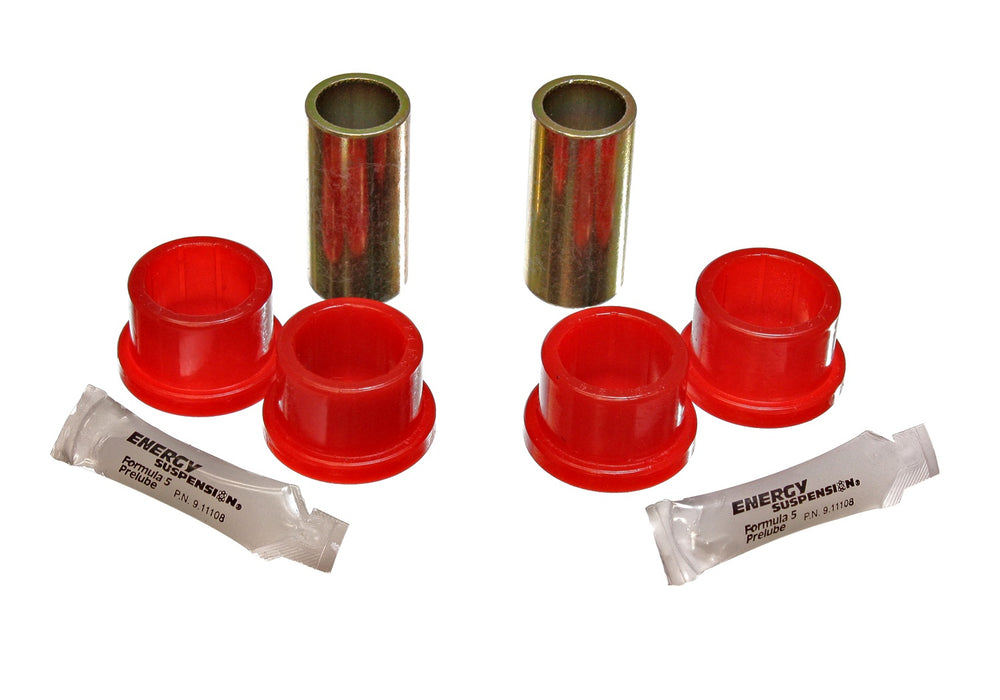 Energy Suspension 15.3105R Control Arm Bushing Set; Red; Rear; w/IRS; Performance Polyurethane; - Truck Part Superstore