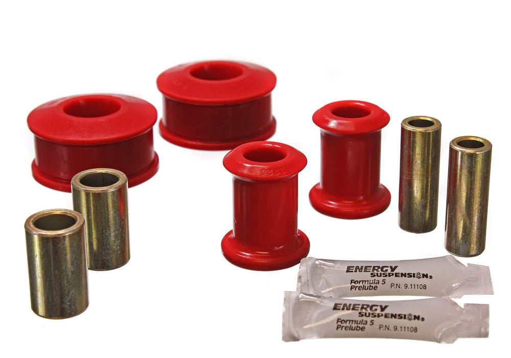 Energy Suspension 15.3113R Control Arm Bushing Set; Red; Front; Performance Polyurethane; - Truck Part Superstore