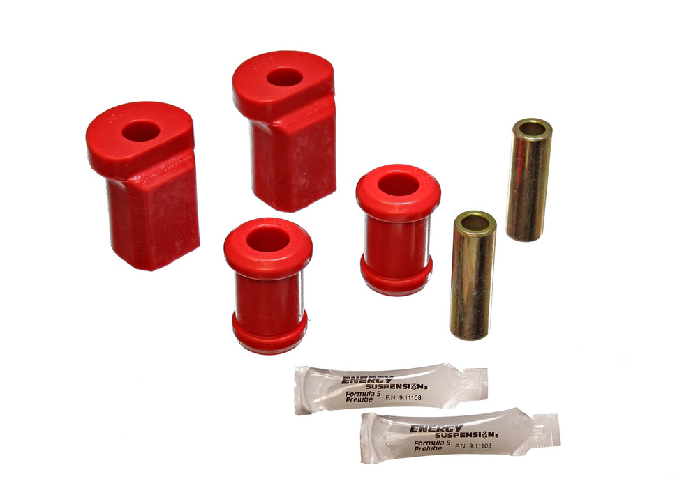 Energy Suspension 15.3115R Control Arm Bushing Set; Red; Front; Performance Polyurethane; - Truck Part Superstore
