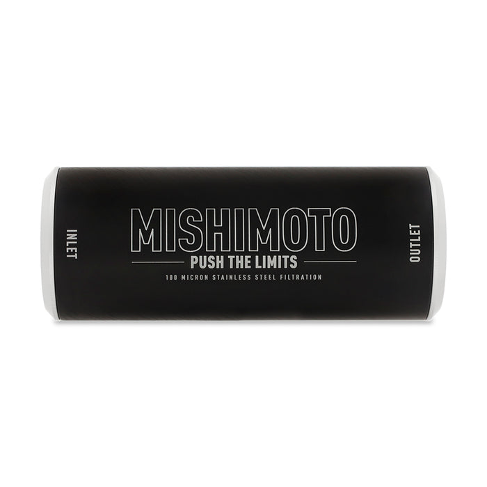 Mishimoto MMFF-SL-S100 High-Performance -10AN Fuel Filter, Slim, 100-Micron Stainless-Steel Insert - Truck Part Superstore