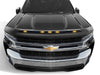 Auto Ventshade (AVS) 753123-GBA Aeroskin LightShield™ Hood Protector; Black; Low Profile; TPO; - Truck Part Superstore