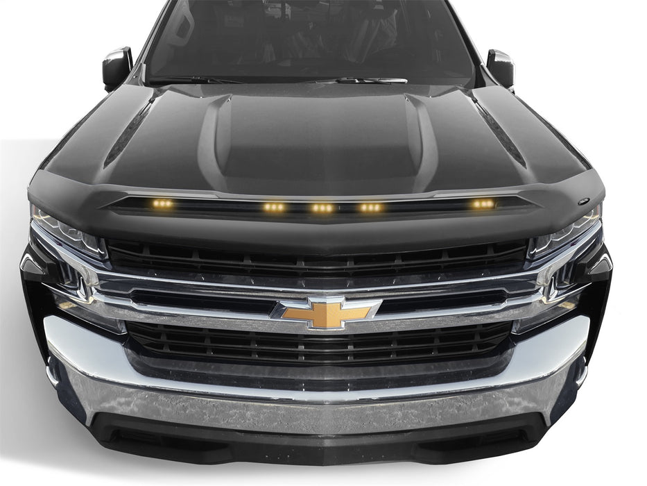 Auto Ventshade (AVS) 753123-GAN Aeroskin LightShield™ Hood Protector; Silver Ice Metallic; Low Profile; - Truck Part Superstore