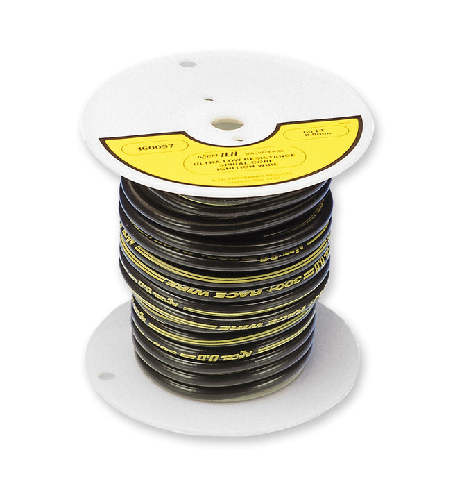ACCEL 160097 Spooled Wire; 8.8 mm; 300+; Ultra Low Resistance; Spiral Core; 60 ft; Black; - Truck Part Superstore