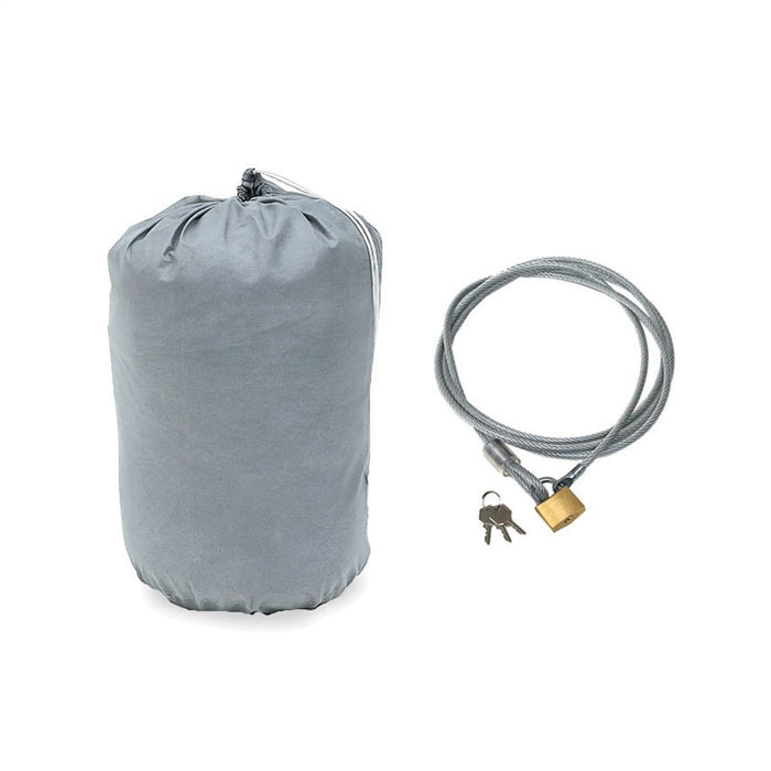 Rampage 1600 Custom Car Cover; 4 Layer; Gray; Incl. Lock; Cable; Storage Bag; - Truck Part Superstore