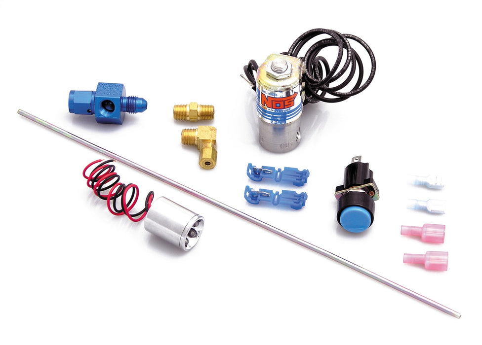 NOS/Nitrous Oxide System 16033NOS Ntimidator™ Illuminated LED Nitrous Purge Kit; Nitrous Kits w/ -4AN Feed Line; - Truck Part Superstore