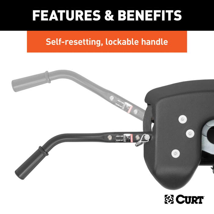 CURT 16046 A25 5th Wheel Hitch; Select Ram 2500; 3500; 8ft. Bed Puck System - Truck Part Superstore