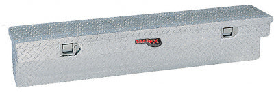 TrailFX 160481 Side Mount: Sgl Lid Dia Tread Bright Pol 16 Gauge Alum 48x11.25x11 - Truck Part Superstore