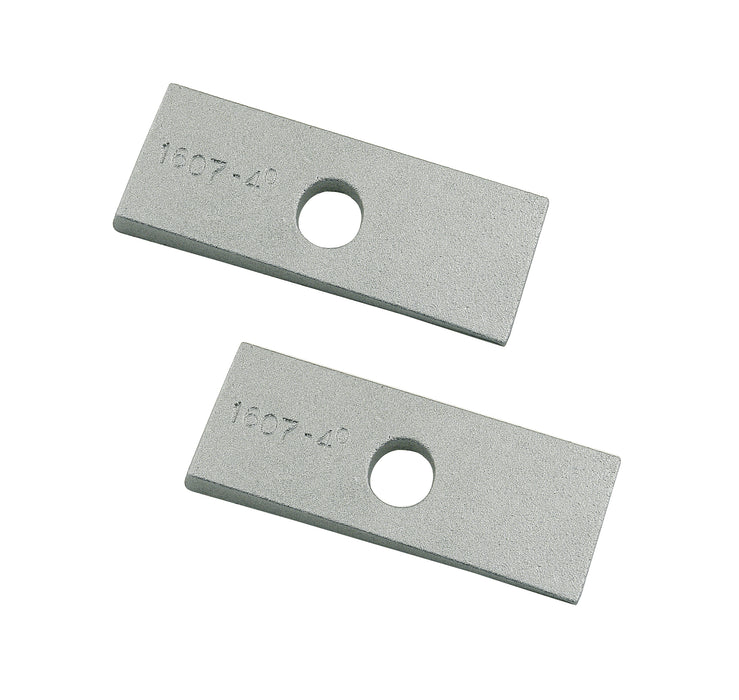 Mr Gasket 1607 Traction Bar Wedge Set; 4 deg.; 2 pc.; - Truck Part Superstore