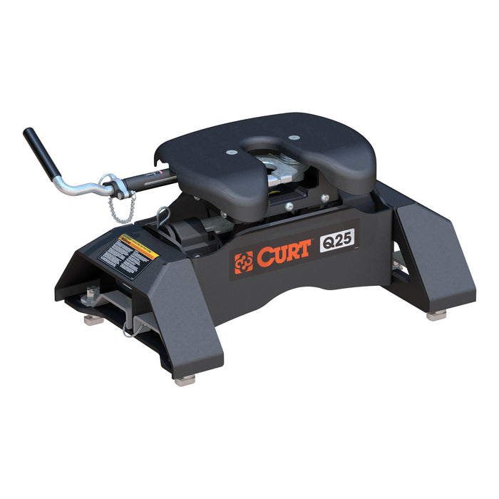 CURT 16096 Q25 5th Wheel Hitch; Select Silverado; Sierra 2500; 3500 HD; 8ft. Bed Puck Syste - Truck Part Superstore