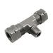 Nitrous Express 16096 3/8 COMPRESSION X 1/8 MALE NPT BRANCH T - Truck Part Superstore