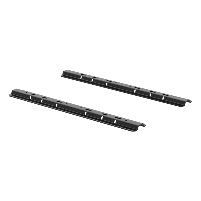 CURT 16104 CURT 16104 Industry-Standard 5th Wheel Hitch Rails; Gloss Black; 25;000 Pounds - Truck Part Superstore