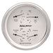 AutoMeter 1610 5in. QUAD GAUGE; 100 PSI/100-250 deg.F/8-18V/240-33 O; OLD-TYME WHITE - Truck Part Superstore