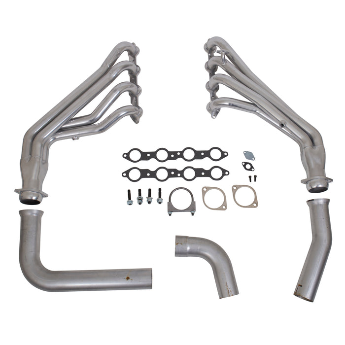 BBK Performance Parts 16140 1999-02 GM FULL SIZE TRUCK 1-3/4 LONG TUBE HEADERS (POLISHED SILVER CERAMIC) - Truck Part Superstore